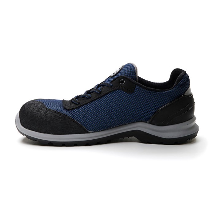 Men Lotto Hit 425 S1P Safety Shoes Blue / Silver | PM982428O9