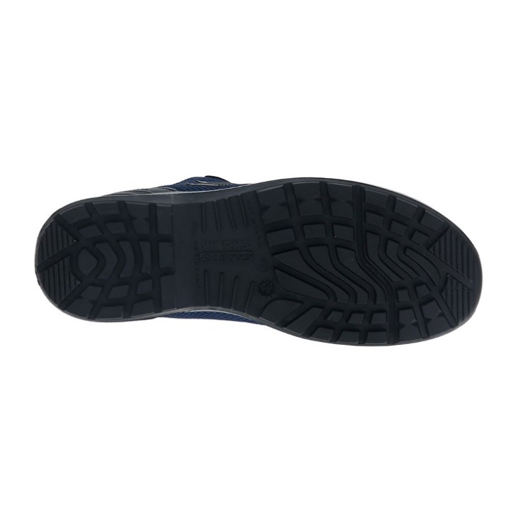 Men Lotto Hit 425 S1P Safety Shoes Blue / Silver | PM982428O9