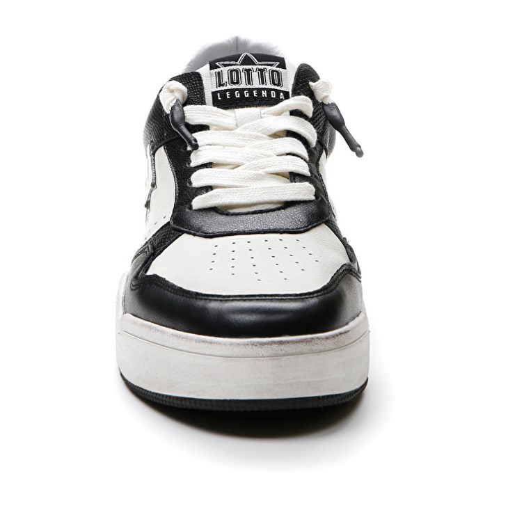 Men Lotto Hoop Stars 1 Sneakers White / Black | FB388588E1