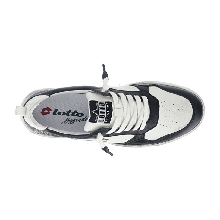 Men Lotto Hoop Stars 1 Sneakers White / Black | FB388588E1