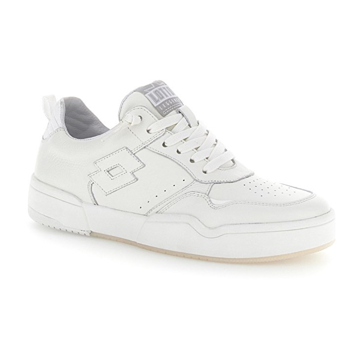 Men Lotto Hoop Stars Basketball Shoes White | VU840644N7