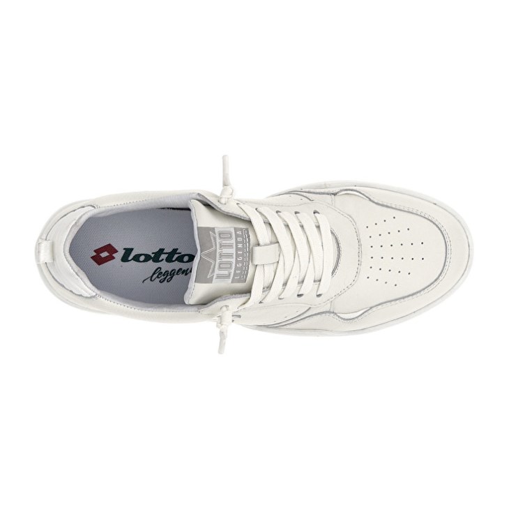 Men Lotto Hoop Stars Basketball Shoes White | VU840644N7