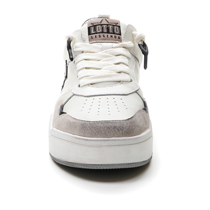 Men Lotto Hoop Stars RUB Sneakers White / Black / Yellow | BL800980V5