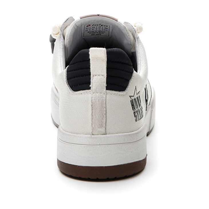 Men Lotto Hoop Stars RUB Sneakers White / Black / Yellow | BL800980V5
