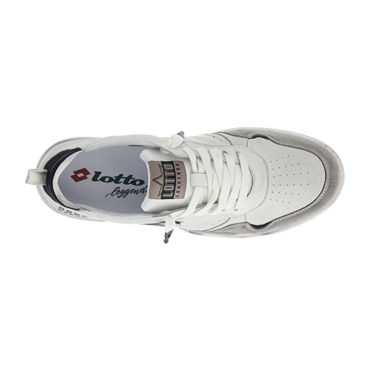 Men Lotto Hoop Stars RUB Sneakers White / Black / Yellow | BL800980V5
