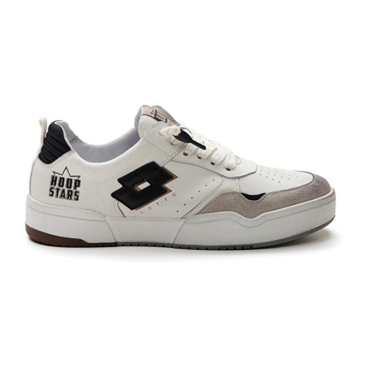 Men Lotto Hoop Stars RUB Sneakers White / Black / Yellow | BL800980V5