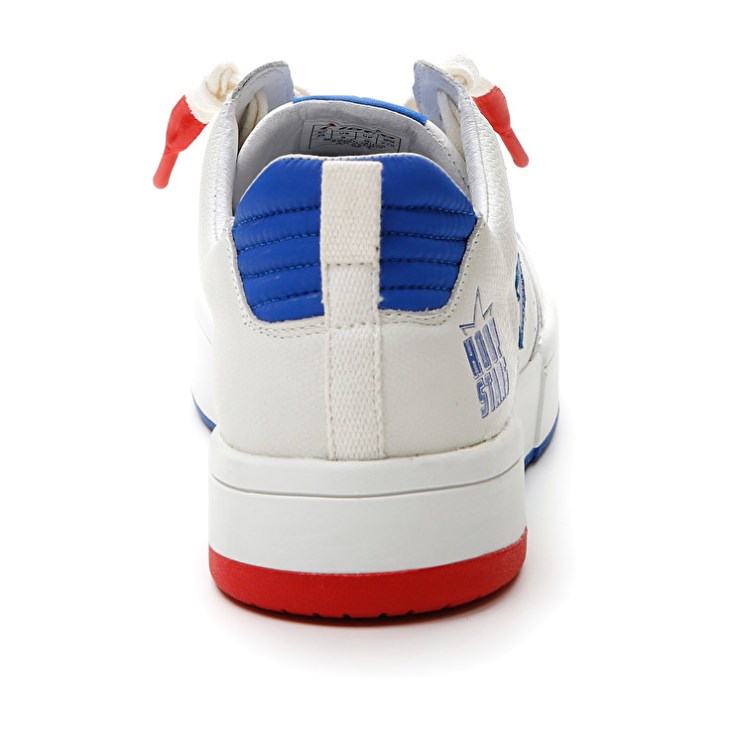 Men Lotto Hoop Stars Sneakers White / Blue | DI594079C0