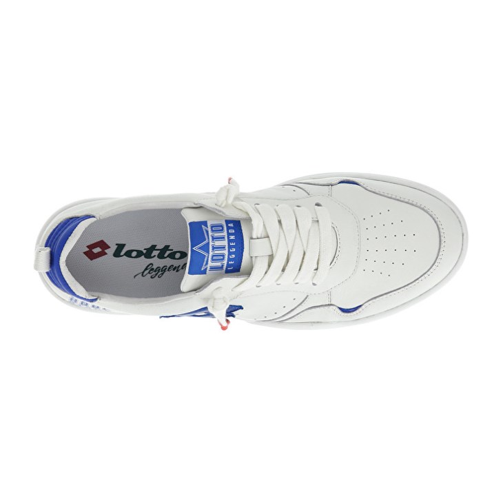 Men Lotto Hoop Stars Sneakers White / Blue | DI594079C0