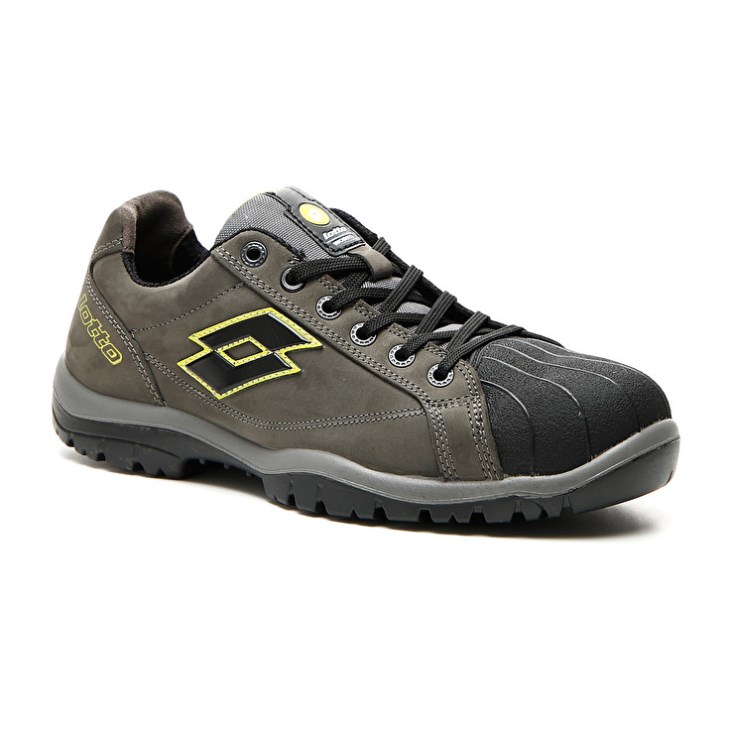 Men Lotto Jump 700 S3 SRC Safety Shoes Olive | BK452075U5