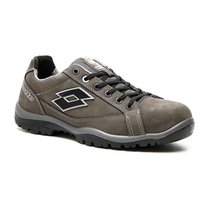 Men Lotto Jump 750 S3 SRC Safety Shoes Dark Grey / Black | IB679577A3