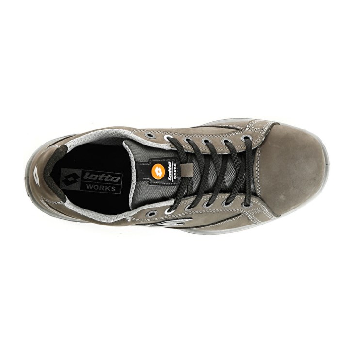Men Lotto Jump 750 S3 SRC Safety Shoes Dark Grey / Black | IB679577A3