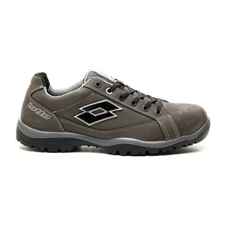 Men Lotto Jump 750 S3 SRC Safety Shoes Dark Grey / Black | IB679577A3
