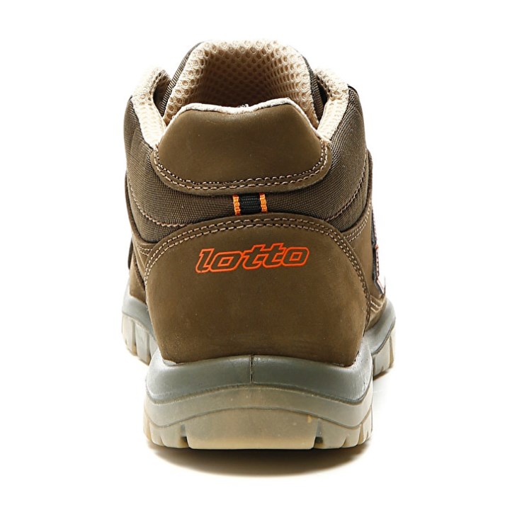 Men Lotto Jump Mid 900 S3 SRC Safety Shoes Olive | NG974847H5
