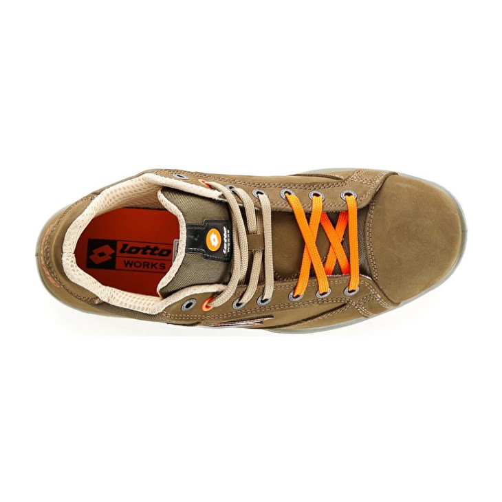 Men Lotto Jump Mid 900 S3 SRC Safety Shoes Olive | NG974847H5