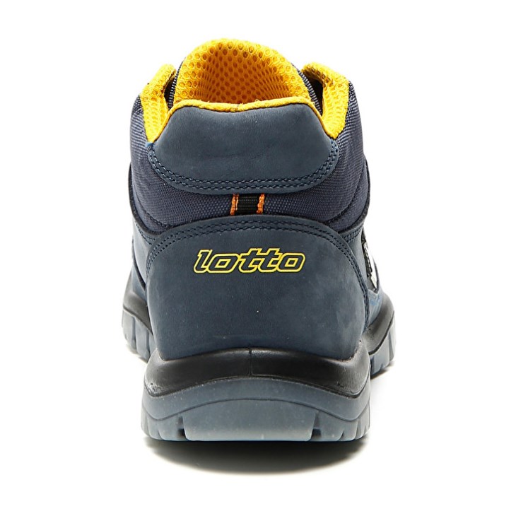 Men Lotto Jump Mid 900 Safety Shoes Dark Grey / Yellow | ZD864346T3