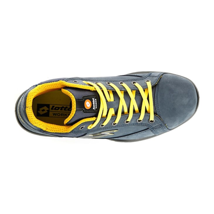 Men Lotto Jump Mid 900 Safety Shoes Dark Grey / Yellow | ZD864346T3
