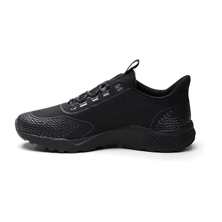 Men Lotto Kibra AMF II Running Shoes Black | TP255645Z1
