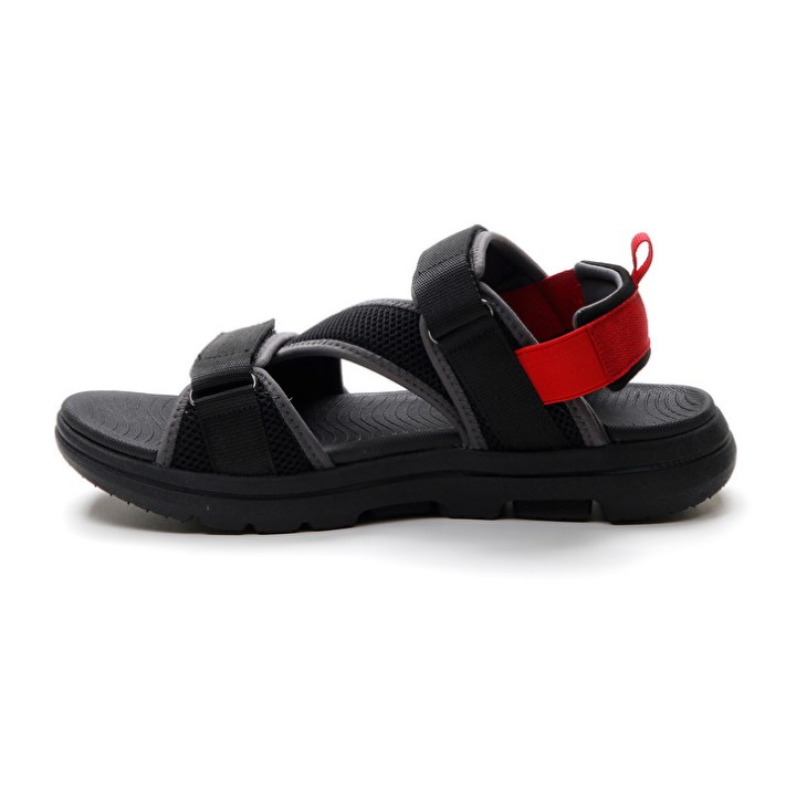 Men Lotto Levante 2 Sandals Black | MV887148B6