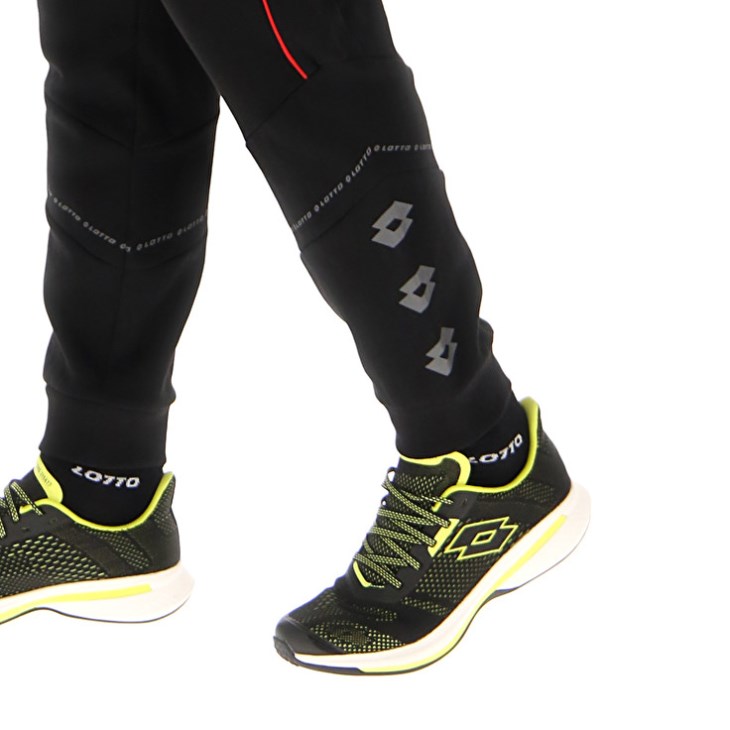 Men Lotto Logo VIII Pants Black | GT366856J1