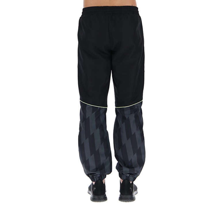 Men Lotto Logo VI Sports DB Pants Black | VA131523N4