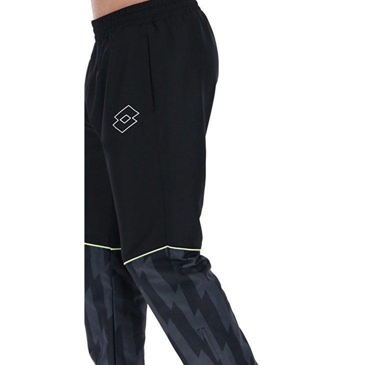 Men Lotto Logo VI Sports DB Pants Black | VA131523N4