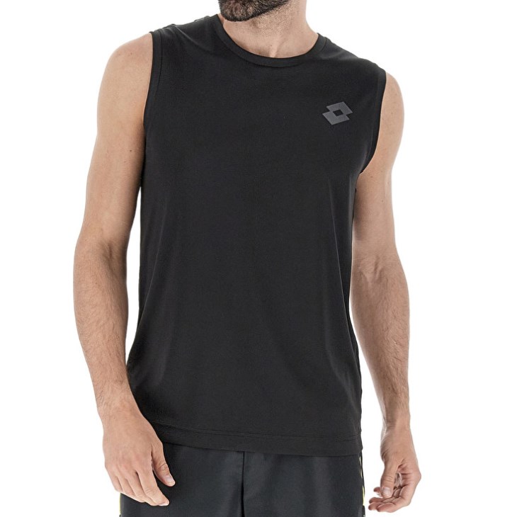 Men Lotto MSP SL II T Shirts Black | VM437333M6