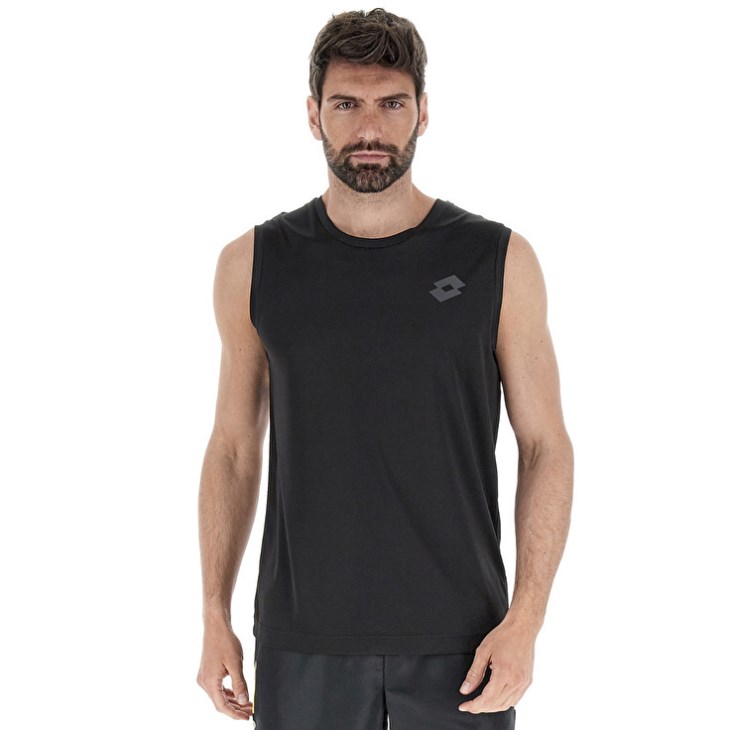 Men Lotto MSP SL II T Shirts Black | VM437333M6