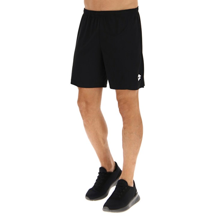 Men Lotto MSP Sports 7 Shorts Black | UF367206R6