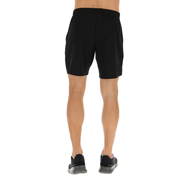 Men Lotto MSP Sports 7 Shorts Black | UF367206R6