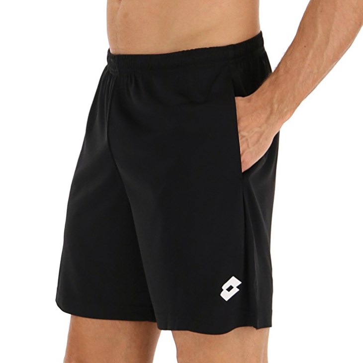 Men Lotto MSP Sports 7 Shorts Black | UF367206R6