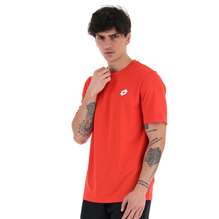Men Lotto MSP T Shirts Red | DM543024E9
