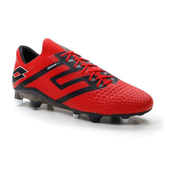 Men Lotto Maestro 100 IV FG Football Boots Red / Black | QH172137E6