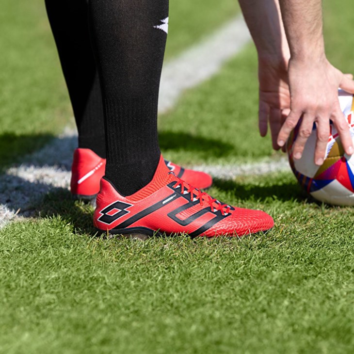 Men Lotto Maestro 100 IV FG Football Boots Red / Black | QH172137E6