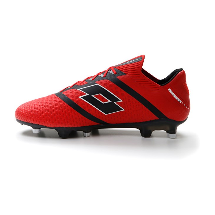 Men Lotto Maestro 100 IV FG Football Boots Red / Black | QH172137E6