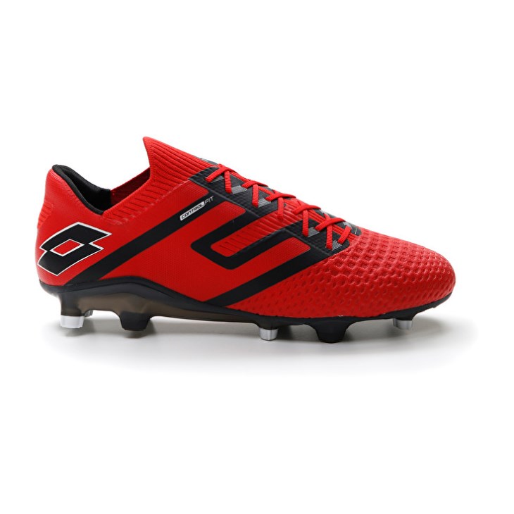 Men Lotto Maestro 100 IV FG Football Boots Red / Black | QH172137E6
