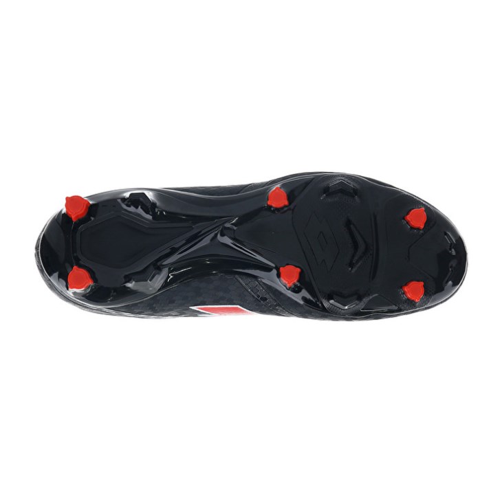 Men Lotto Maestro 700 IV FG Soccer Shoes Black / Red | BV320642J3