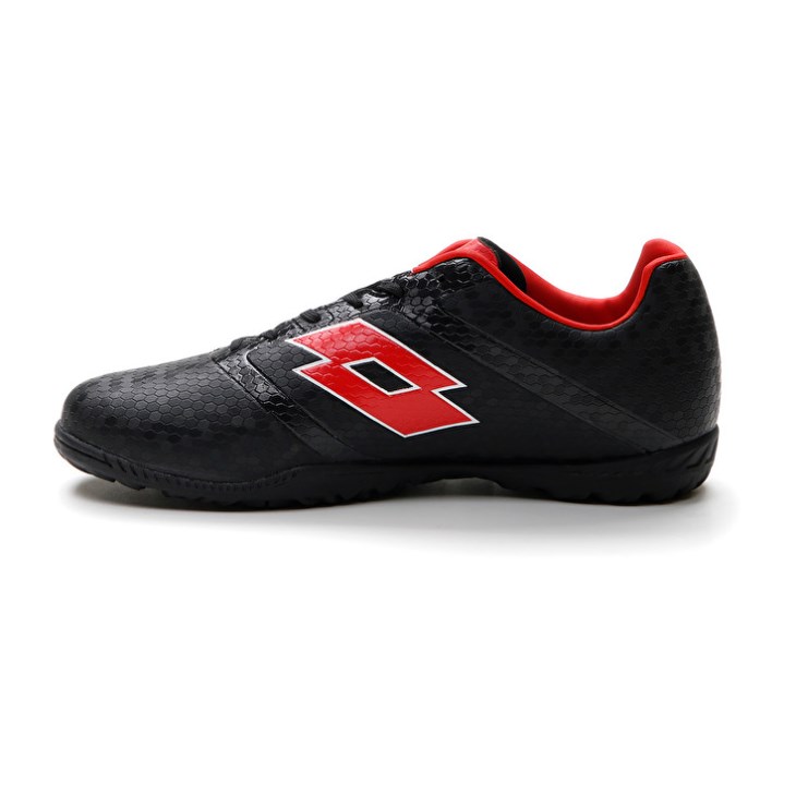 Men Lotto Maestro 700 IV TF Soccer Shoes Black / Red | JW117461F5
