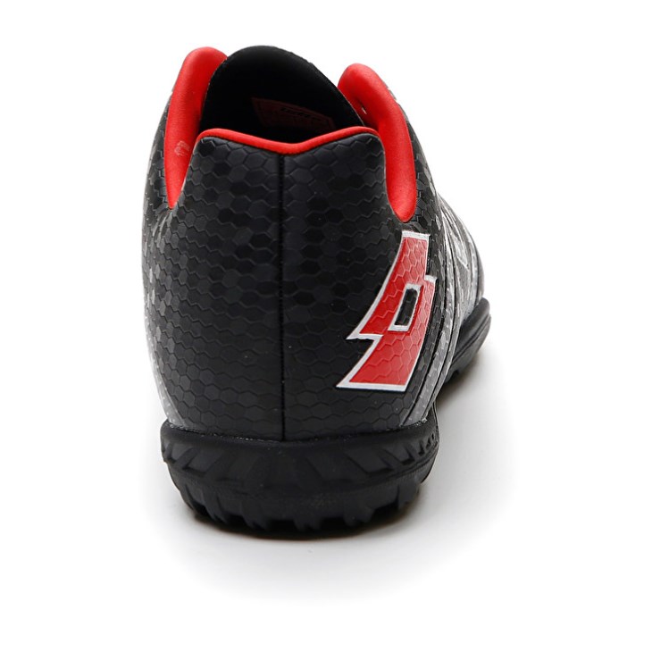 Men Lotto Maestro 700 IV TF Soccer Shoes Black / Red | JW117461F5