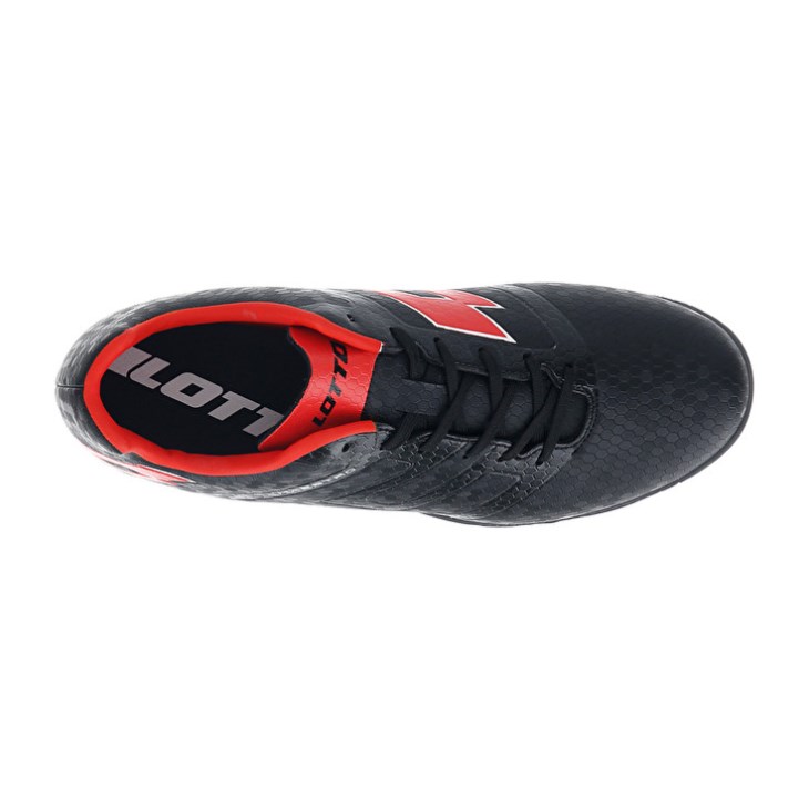 Men Lotto Maestro 700 IV TF Soccer Shoes Black / Red | JW117461F5