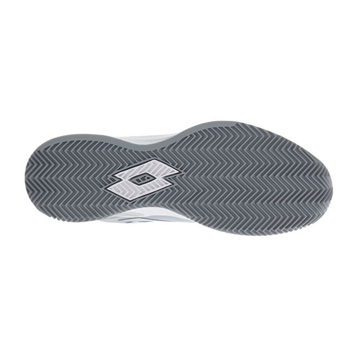 Men Lotto Mirage 100 CLY Tennis Shoes White / Dark Grey / Silver | GH268106T1