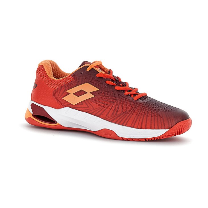Men Lotto Mirage 100 II CLY Tennis Shoes Red / Red | CW814651T4