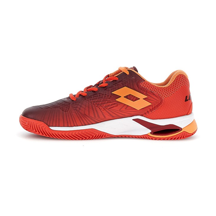 Men Lotto Mirage 100 II CLY Tennis Shoes Red / Red | CW814651T4
