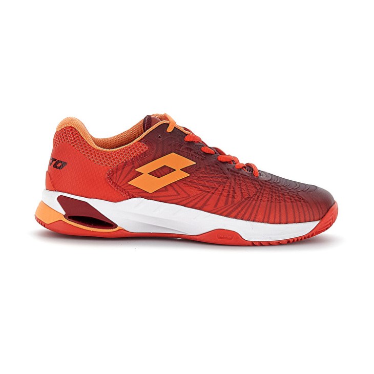 Men Lotto Mirage 100 II CLY Tennis Shoes Red / Red | CW814651T4