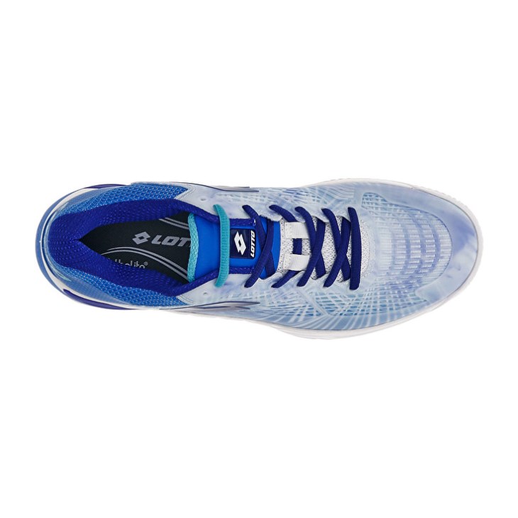 Men Lotto Mirage 100 II PRT CLY Tennis Shoes Blue | QC389368Z4