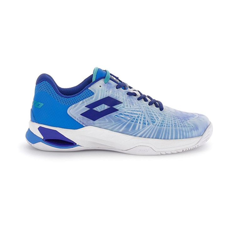 Men Lotto Mirage 100 II PRT CLY Tennis Shoes Blue | QC389368Z4