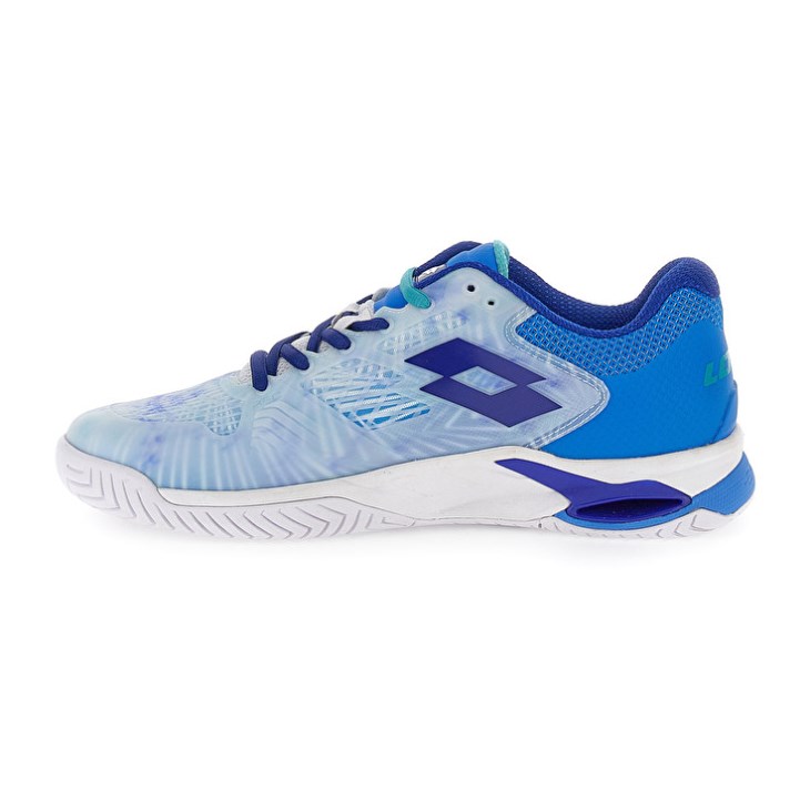 Men Lotto Mirage 100 II PRT SPD Tennis Shoes Blue | MJ627852D2