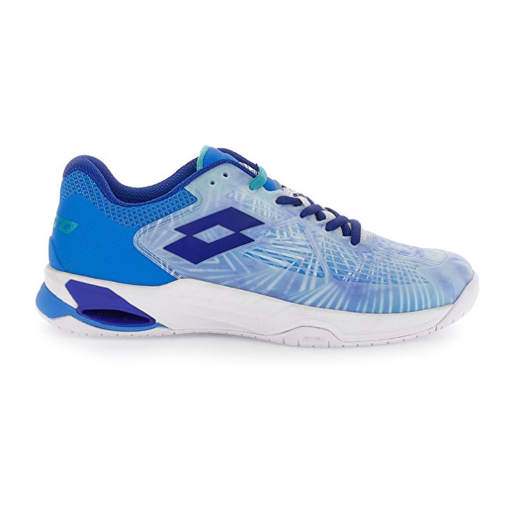 Men Lotto Mirage 100 II PRT SPD Tennis Shoes Blue | MJ627852D2