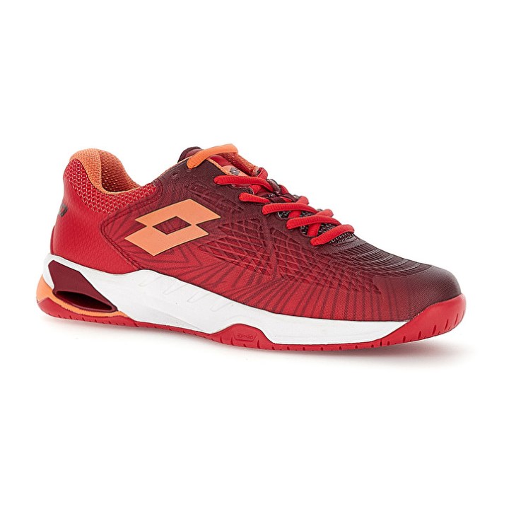 Men Lotto Mirage 100 II SPD Tennis Shoes Red / Red | HH135833T7
