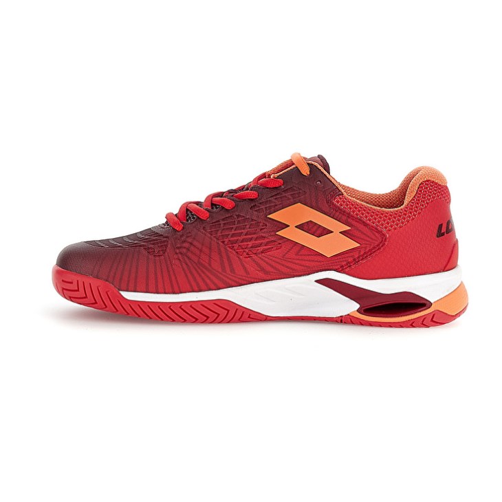 Men Lotto Mirage 100 II SPD Tennis Shoes Red / Red | HH135833T7