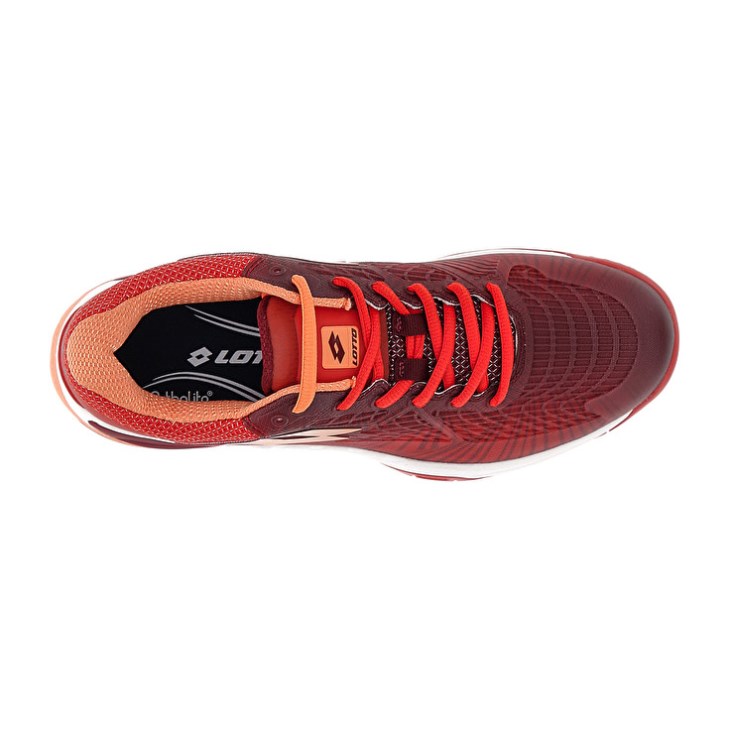 Men Lotto Mirage 100 II SPD Tennis Shoes Red / Red | HH135833T7